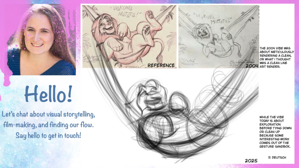 A glimpse into my drawing process in time.